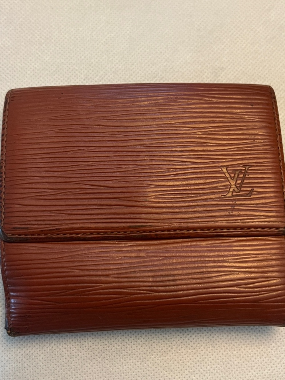 Louis Vuitton Epi Leather Compact Wallet in Brown